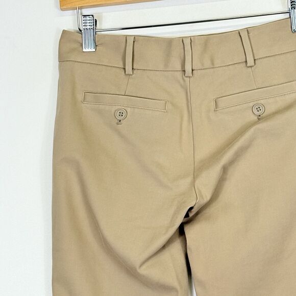 Club Monaco Beige Rayon Cotton Straight Leg Career Trousers Pants Women's 00‎ - Picture 5 of 8